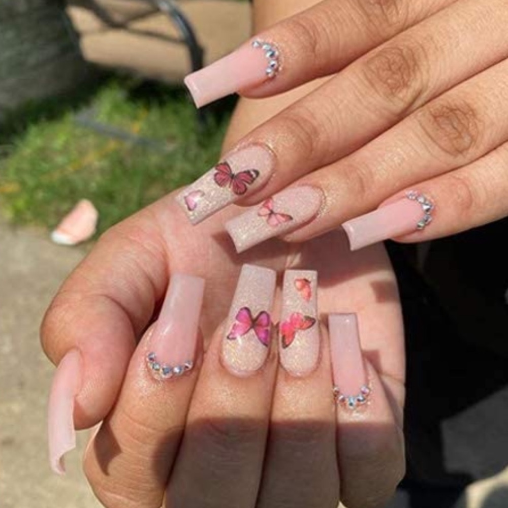 Miss Colour Butterfly Nail Stickers 3 Sheets